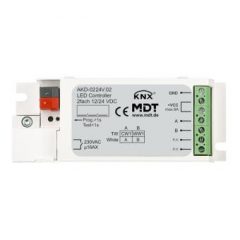 MDT AKD-0224V.02 KNX LED fényerőszabályzó DE | 2-szeres