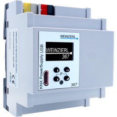   WEINZIERL 5219 KNX busz tápegység | 640 mA, diagnosztikai funkció, USB interfész