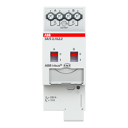 ABB SA/S2.10.2.2 KNX kapcsolóaktor 10 A | 2-szeres