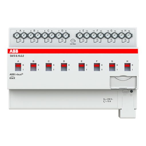 ABB SA/S8.10.2.2 KNX kapcsolóaktor 10 A | 8-szoros