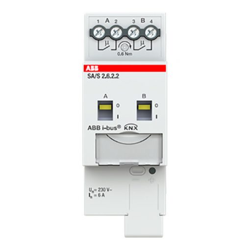 ABB SA/S2.6.2.2 KNX kapcsolóaktor 6 A | 2-szeres