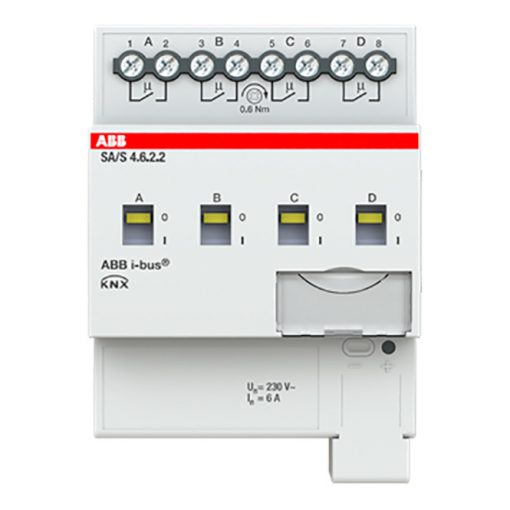 ABB SA/S4.6.2.2 KNX kapcsolóaktor 6 A | 4-szeres