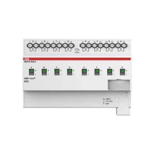 ABB SA/S8.16.2.2 KNX kapcsolóaktor 16 A | 8-szoros