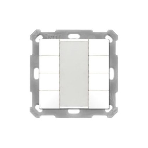 MDT BE-TA5508.02 KNX nyomógomb-érzékelő 55 v2 | 8-szoros | tiszta fehér matt