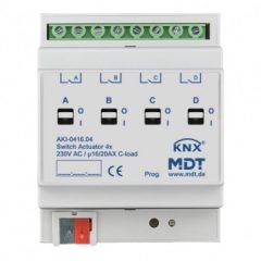 MDT AKI-0416.04 KNX kapcsolóaktor ipar | 4-szeres