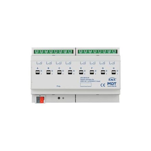 MDT AKI-0816.04 KNX kapcsolóaktor ipar | 8-szoros