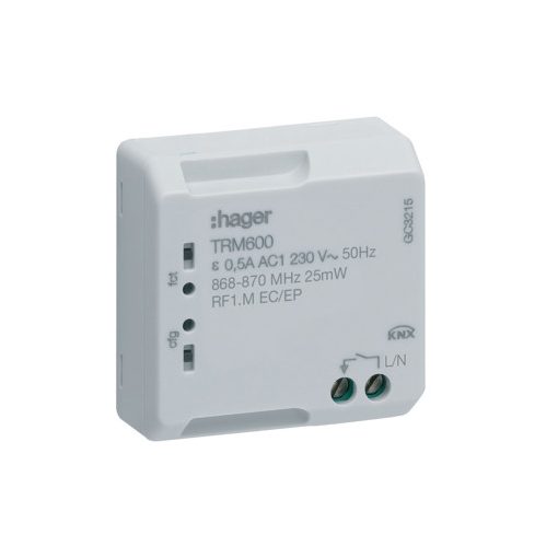 HAGER TRM600 KNX-RF bináris bemenet UP | 1x