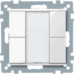   MERTEN 617225 KNX nyomógomb-érzékelő Plus System M | 2-szeres | aktív fehér fényes