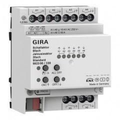 GIRA 502300 KNX univerzális hajtómű | 6-szoros, standard