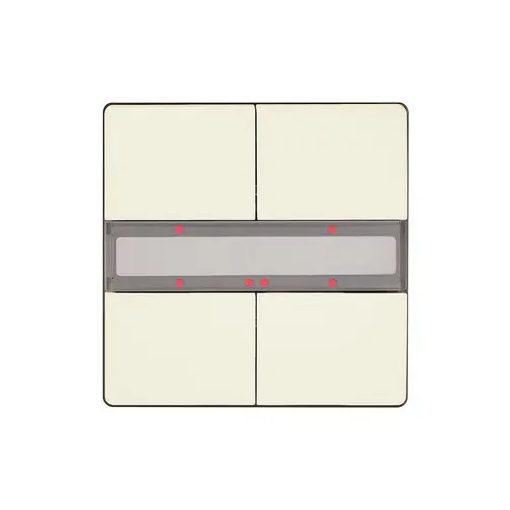 SIEMENS 5WG1286-2DB13 KNX nyomógomb delta stílusú | 2-szeres | titán fehér