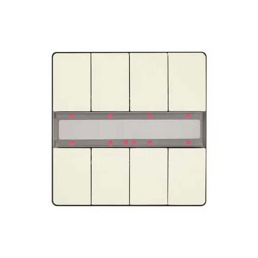 SIEMENS 5WG1287-2DB13 KNX nyomógomb delta stílusú | 4-szeres | titán fehér