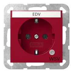   GIRA 4452108 IT aljzatrendszer 55 | WSV, ellenőrző lámpa | piros